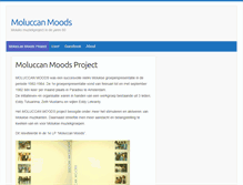 Tablet Screenshot of moluccanmoods.nl